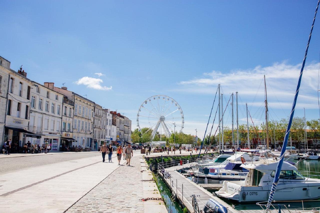 Charmant Cocon Iode Cosy Equipe, Baigne De Lumiere, Situe Au Coeur De La Rochelle A 1Min A Pied Du Marche Central Avec Tv Et Wifi 외부 사진
